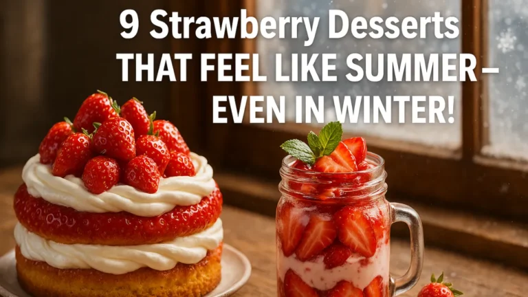 9 Strawberry Desserts That Feel Like Summer Even In Winter