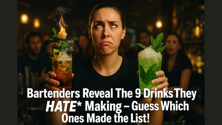Bartenders Share 9 Drinks That They Hate Making