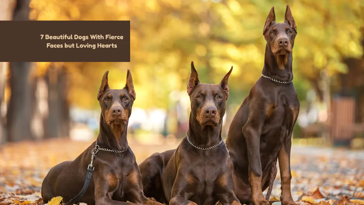 7 Beautiful Dogs With Fierce Faces but Loving Hearts