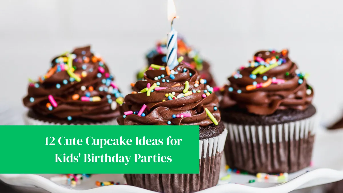 12 Cute Cupcake Ideas for Kids' Birthday Parties